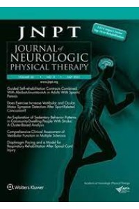 Journal Of Neurologic Physical Therapy Magazine